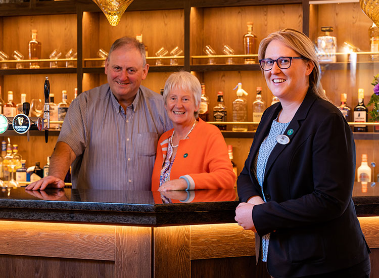 Eamonn, Mary & Cait Contact Gleeson