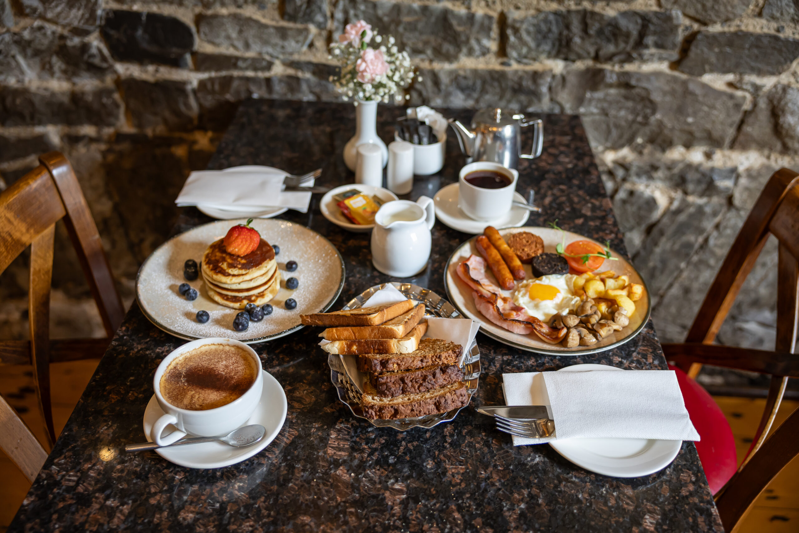 Breakfast at Gleesons Breakfast in the Café at Gleesons